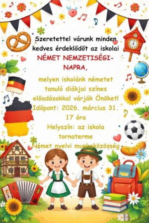 Német Nemzetiségi Nap - március 31-én!